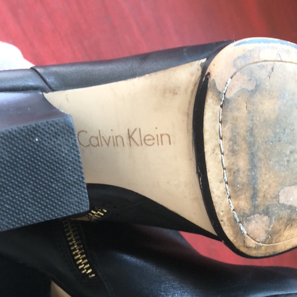 Calvin Klein black ankle boots size 7.5 - Picture 7 of 8